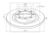 PE Automotive 016.286-00A Brake Disc